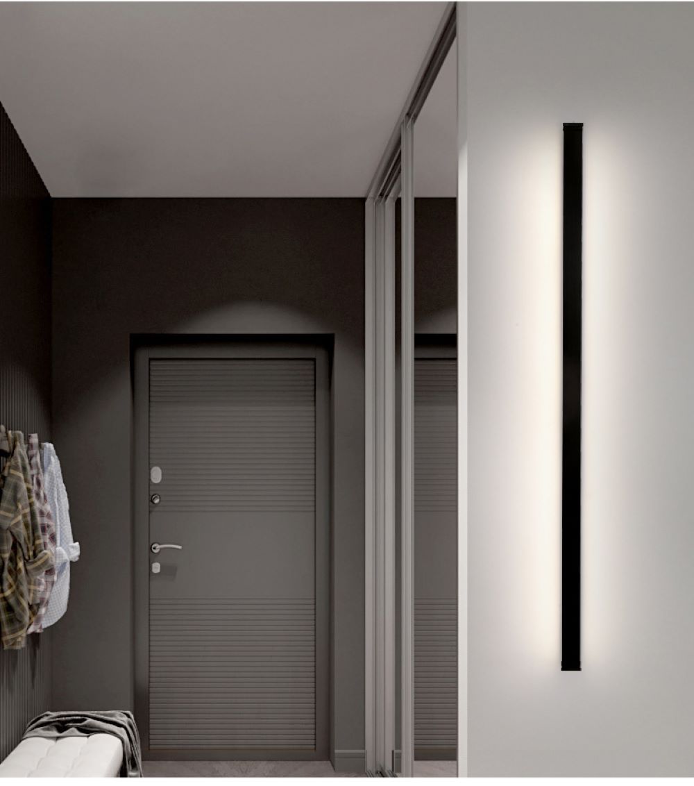 Linear minimalist and modern wall lamp