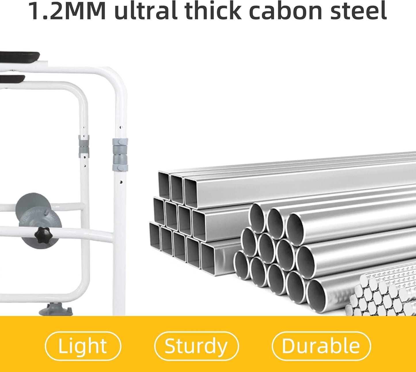 Adjustable Toilet Safety Frame and Rails – Senvara