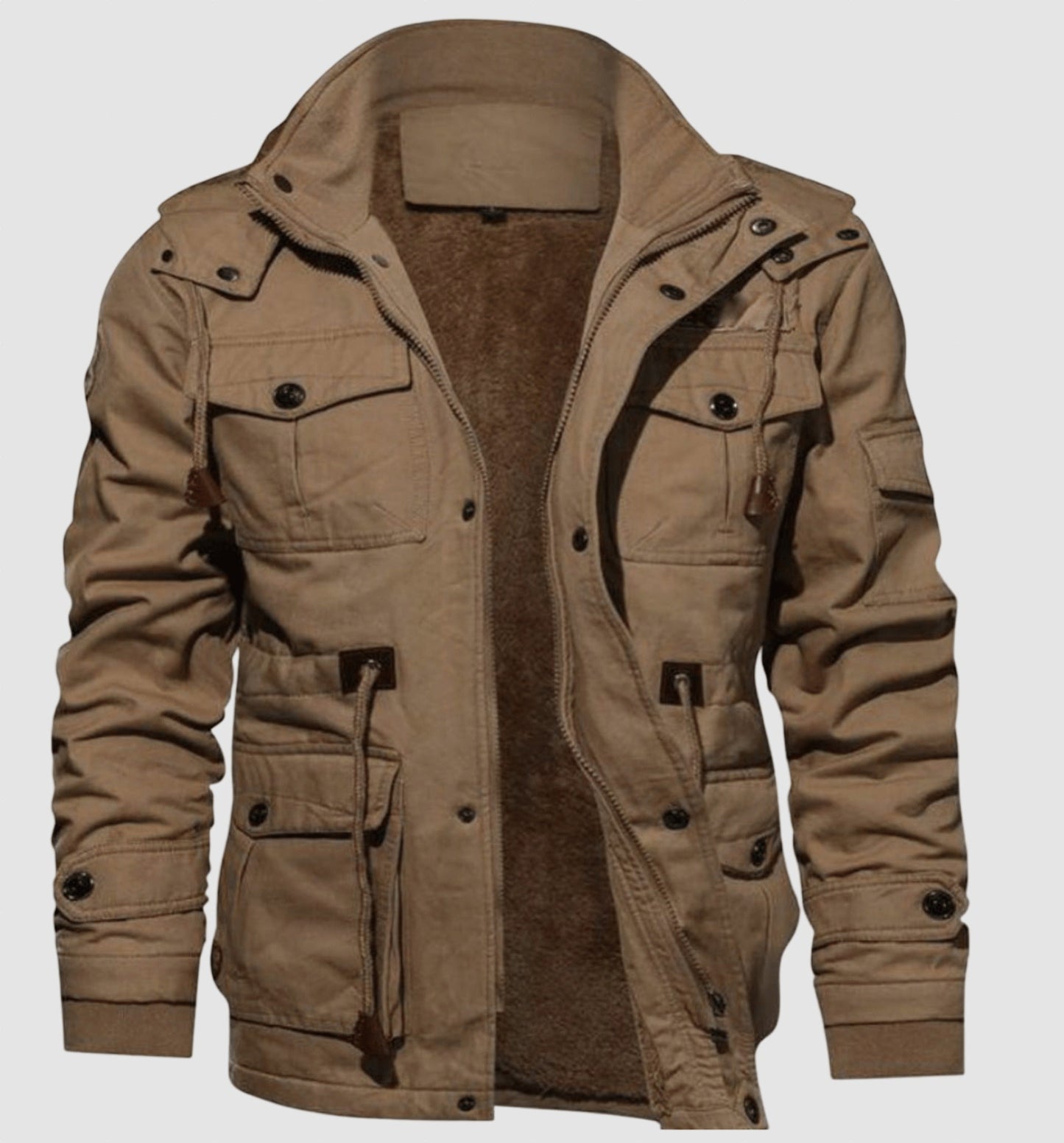 Men’s Padded Winter Jacket Insulated for Cold Weather