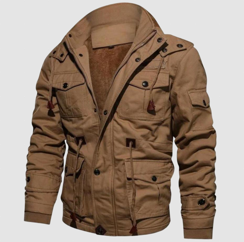 Men’s Padded Winter Jacket Insulated for Cold Weather