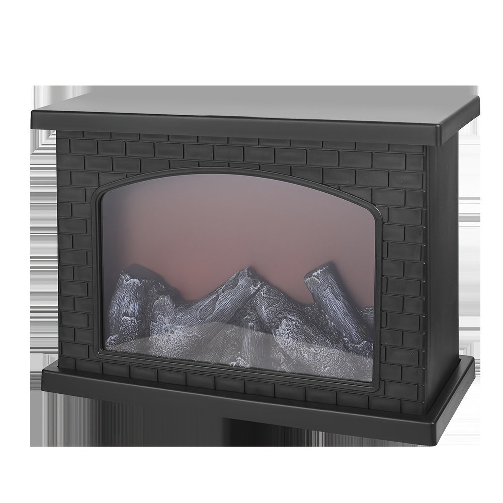 Cozy rectangular fireplace lantern stove lamp - Realistic simulation flame lights