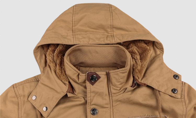 Men’s Padded Winter Jacket Insulated for Cold Weather