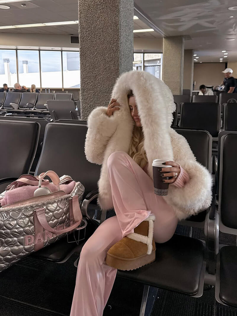 Women’s Winter Faux Fur Jacket | Warm Fluffy Jacket for Winter