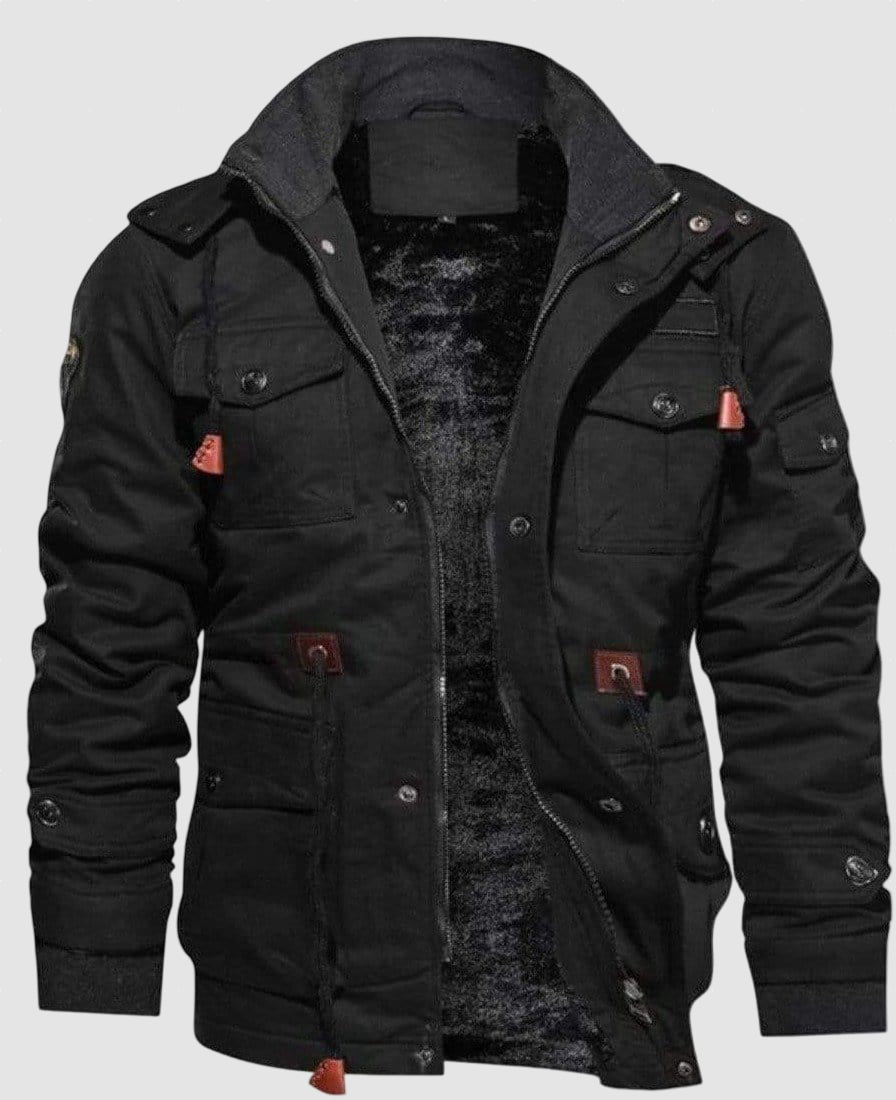 Men’s Padded Winter Jacket Insulated for Cold Weather