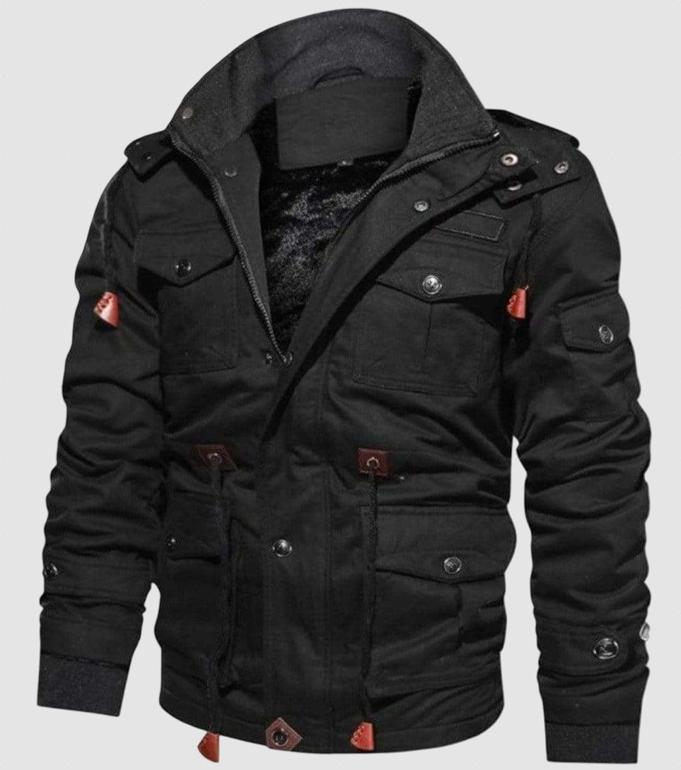 Men’s Padded Winter Jacket Insulated for Cold Weather