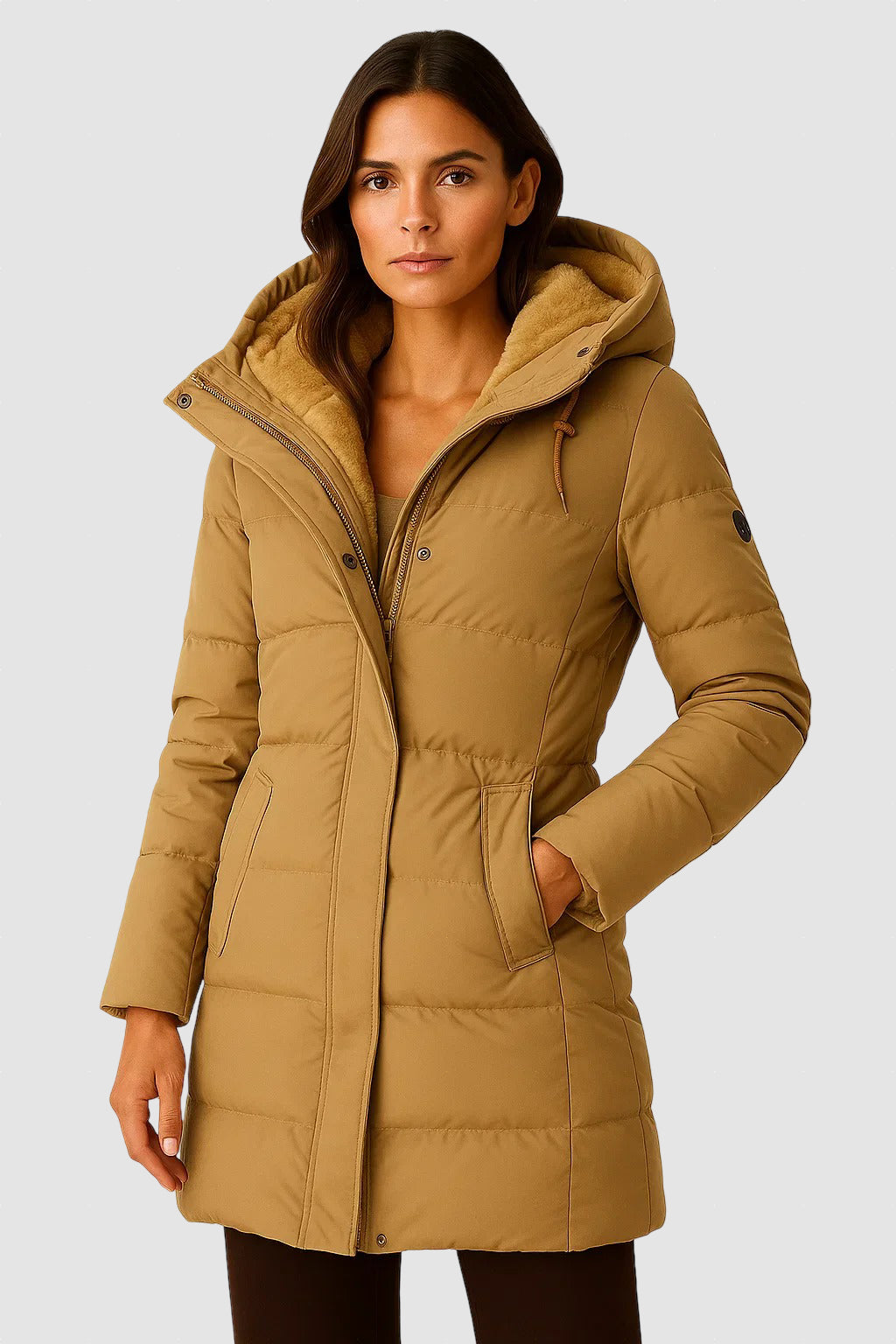 Women’s Winter Puffer Coat | Warm Fleece-Lined Coat for Winter
